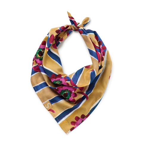 Liberty Bandana - Floral Stripe