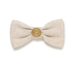 Linen Bow Tie - Oat