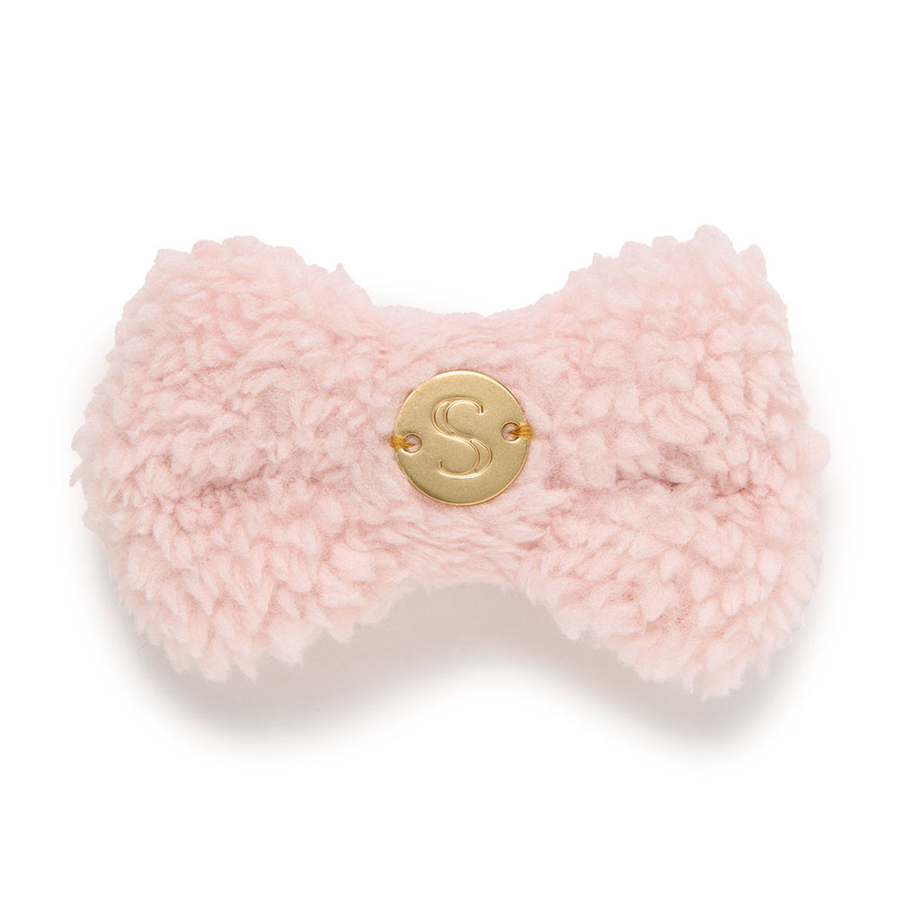 Teddy Bow Tie - Soft Pink