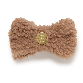 Teddy Bow Tie - Taupe