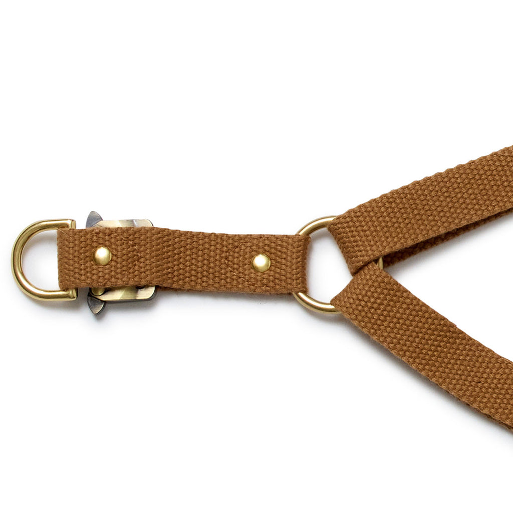 Webbing Step In Harness - Biscuit