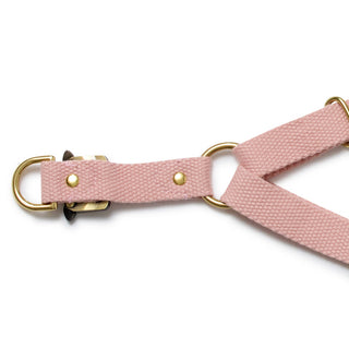 Webbing Step In Harness - Soft Pink