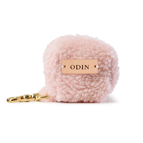 Teddy Poop Bag - Soft Pink