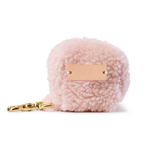 Teddy Poop Bag - Soft Pink
