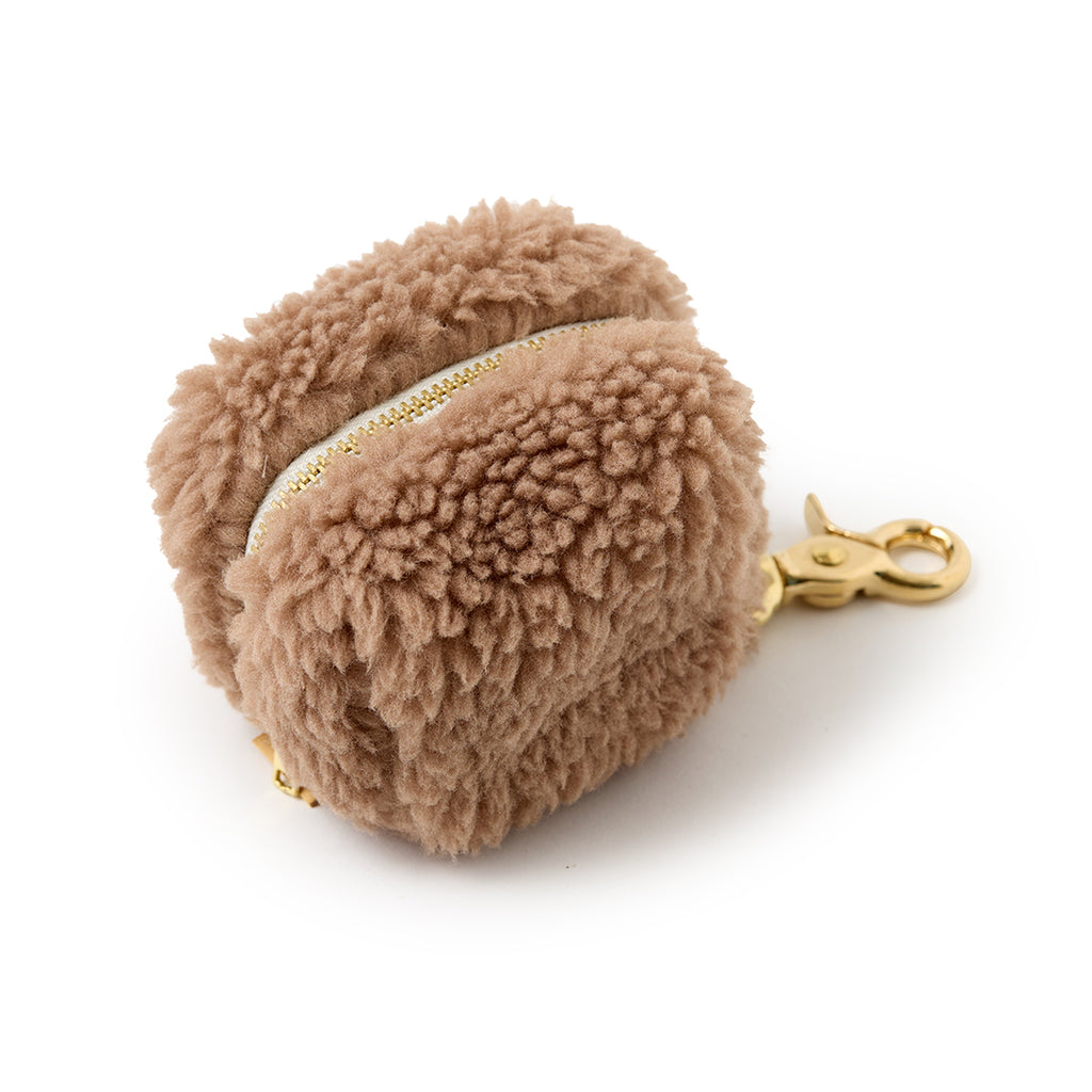 Teddy Poop Bag - Taupe
