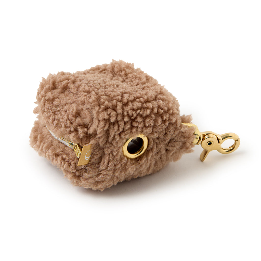 Teddy Poop Bag - Taupe