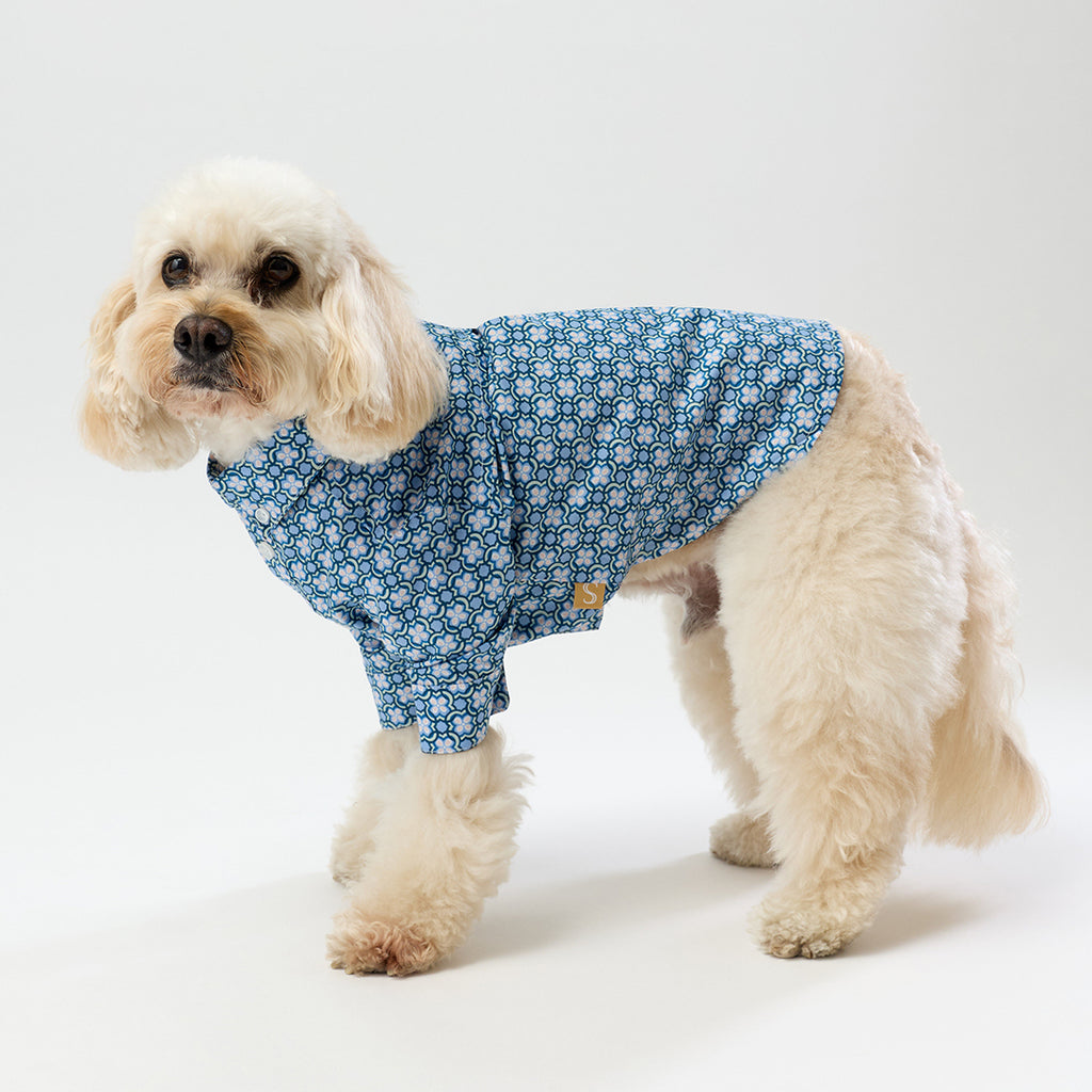 Liberty Shirt - Blue Geo