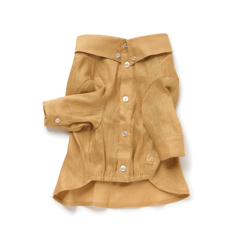 French Linen Shirt - Golden