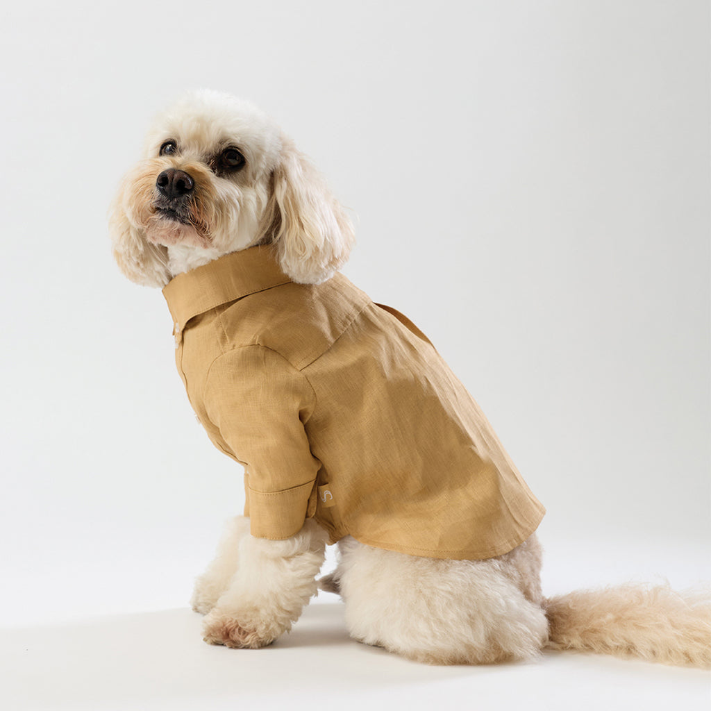 French Linen Shirt - Golden