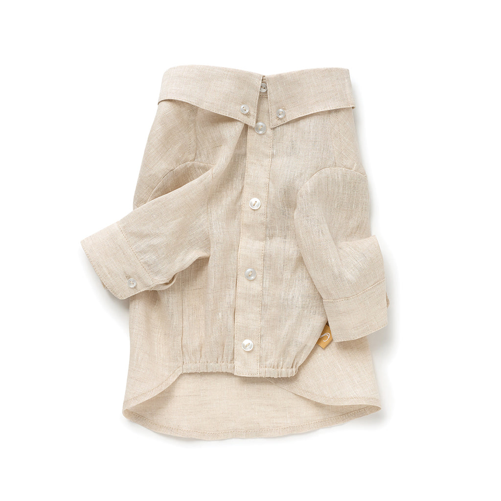 French Linen Shirt - Oat