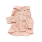 French Linen Shirt - Soft Pink