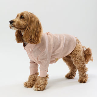 French Linen Shirt - Soft Pink