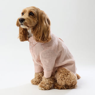 French Linen Shirt - Soft Pink