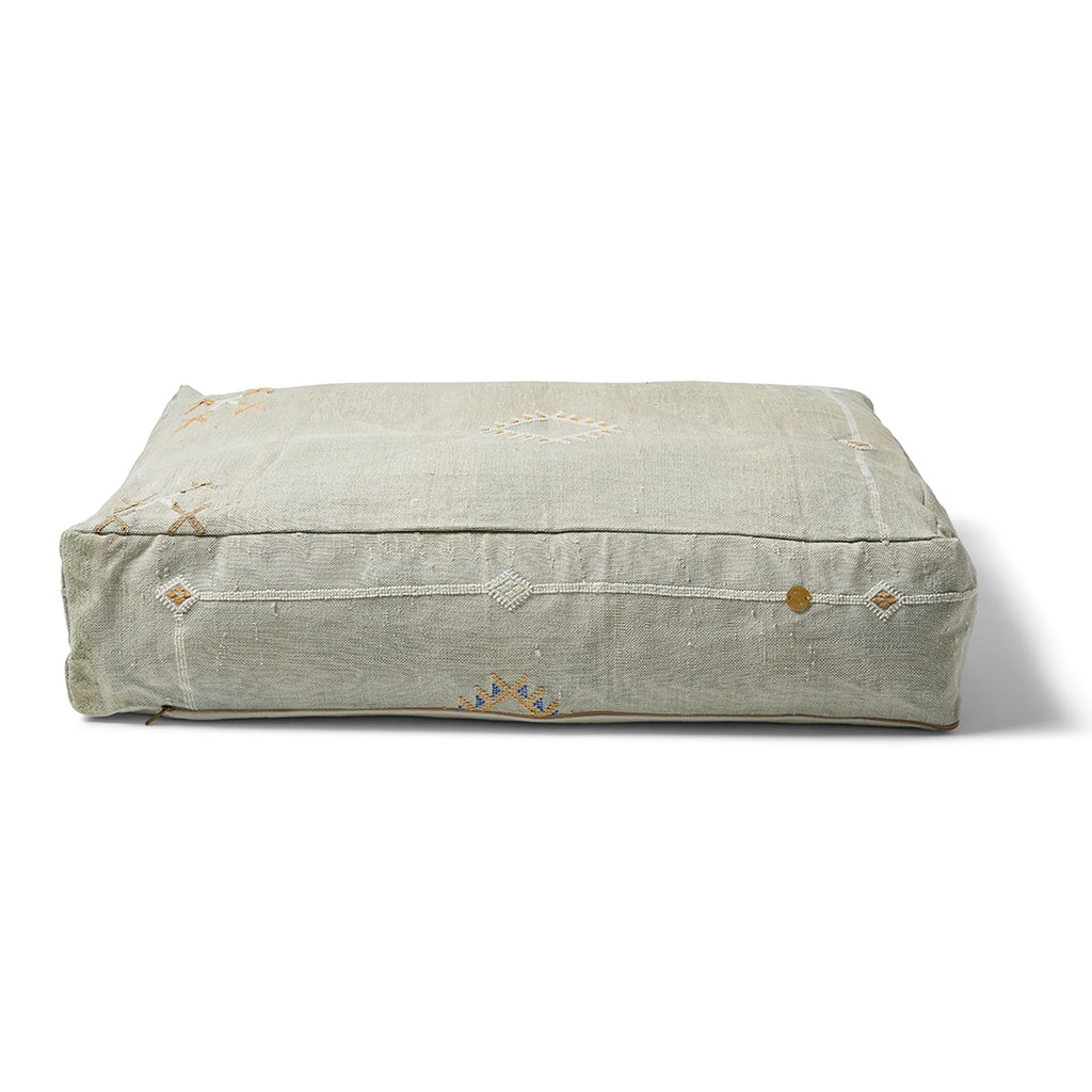 Cactus Silk Dog Bed, Sage Medium