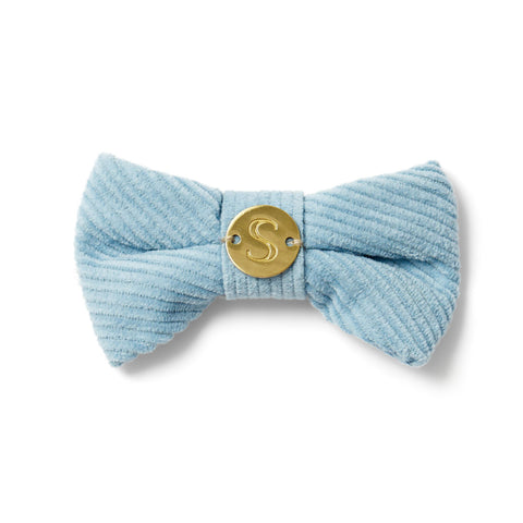 Corduroy Bow Tie - Blue