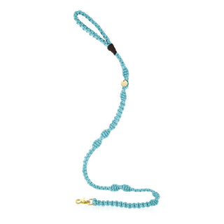 Macramé Originals Dog Lead - Blue