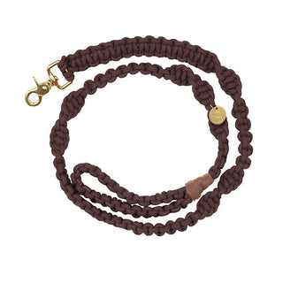 Macramé Originals Dog Lead - Brown