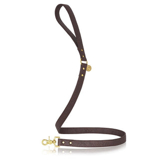 sebastian says dog lead pinatex brown