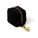 Corduroy Poop Bag Holder - Black