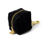 Corduroy Poop Bag Holder - Black