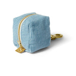 Corduroy Poop Bag Holder - Blue