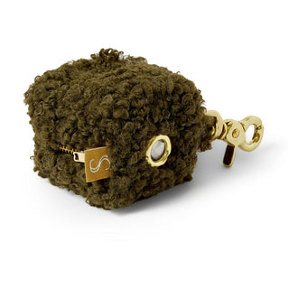 Curly Poop Bag - Olive