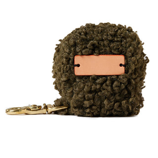 Curly Poop Bag - Olive