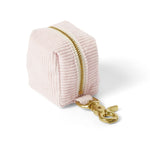 Corduroy Poop Bag Holder - Soft Pink