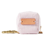 Corduroy Poop Bag Holder - Soft Pink