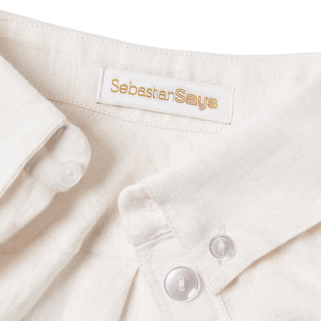 French Linen Shirt - Ivory