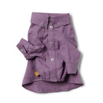 French Linen Shirt - Violet