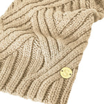Merino Wool Weave Knit Dog Sweater - Oat