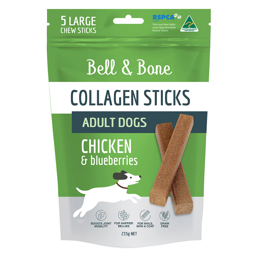 Chicken and Blueberries Collagen Sticks