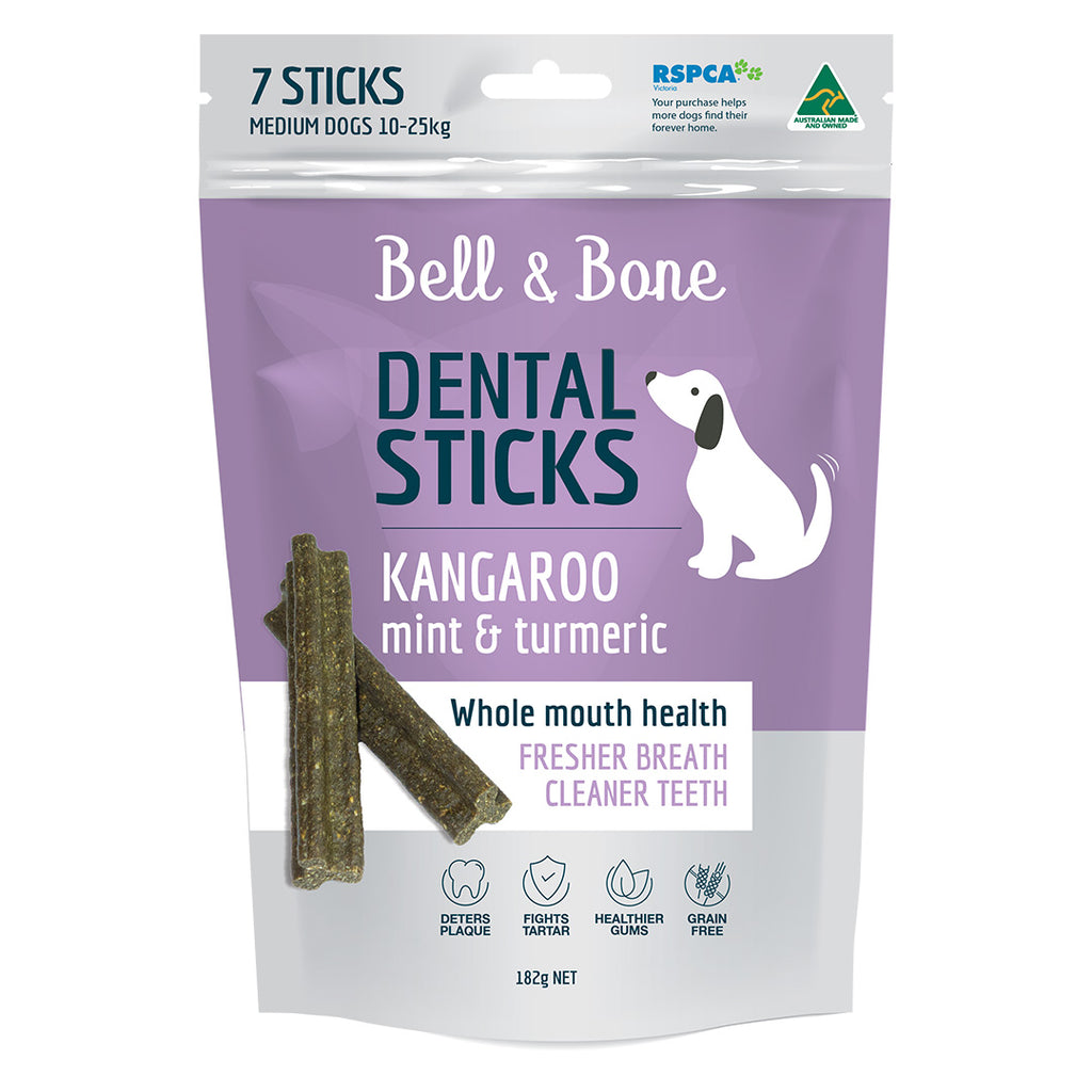 Kangaroo, Mint and Turmeric Dental Sticks