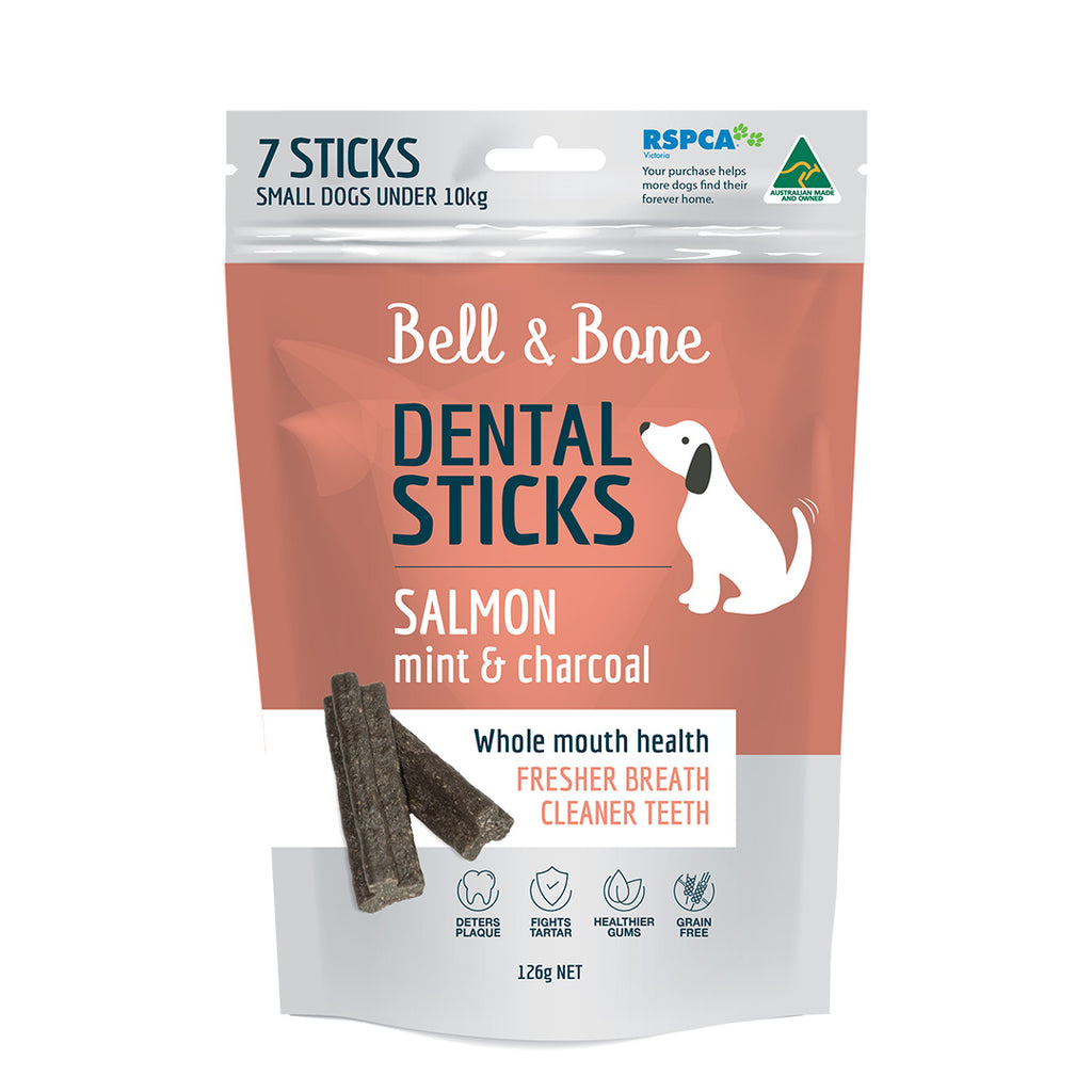 Salmon, Mint and Charcoal Dental Sticks