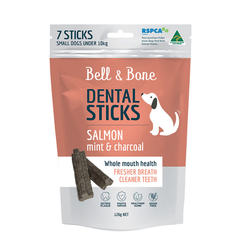 Salmon, Mint and Charcoal Dental Sticks